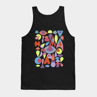 Amalgam - Abstract Motif Tank Top